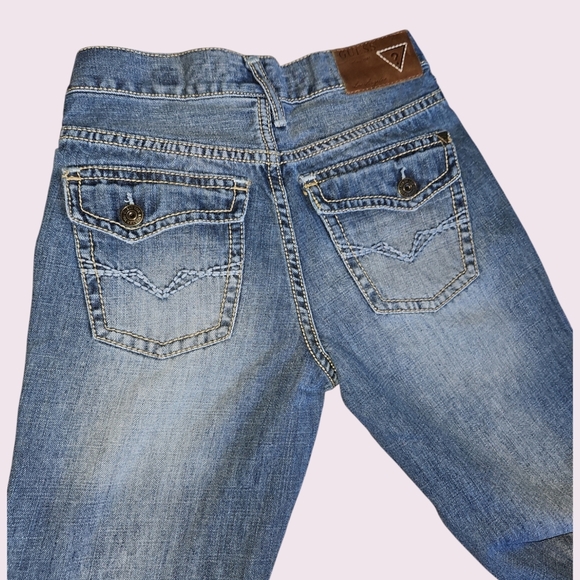 Guess Blue Jeans Falcon Slim Boot Size 10 - Picture 5 of 5